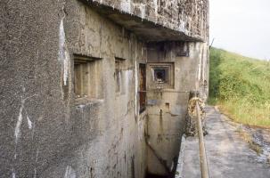 Ligne Maginot - LATIREMONT - A3 - (Ouvrage d'artillerie) - L'entrée des hommes
Le pont d'entrée est retiré