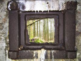 Ligne Maginot - DRACHENBRONN SUD EST - (Casemate d'infanterie) - Chambre de tir
Créneau pour JM et canon de 37