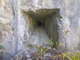 Ligne Maginot - 7/2 - KAELBERGRUND - (Abri) - Le créneau FM de la caponnière sans gradins