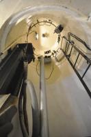 Ligne Maginot - ANCIENNE REDOUTE - (Abri) - La cloche GFM
Le plancher est en position basse ce qui donne une vision complète de l'ensemble