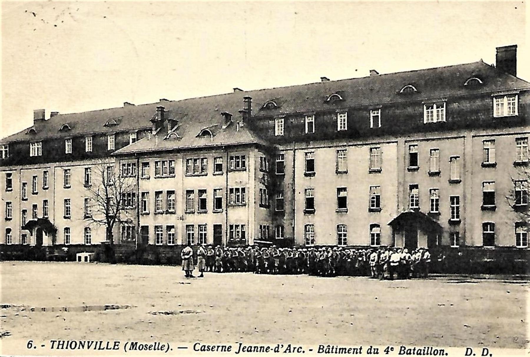 Ligne Maginot - QUARTIER JEANNE D'ARC - (Camp de sureté) - THIONVILLE Caserne Jeanne d'Arc
Bâtiment du 4° Bataillon - Inconnu