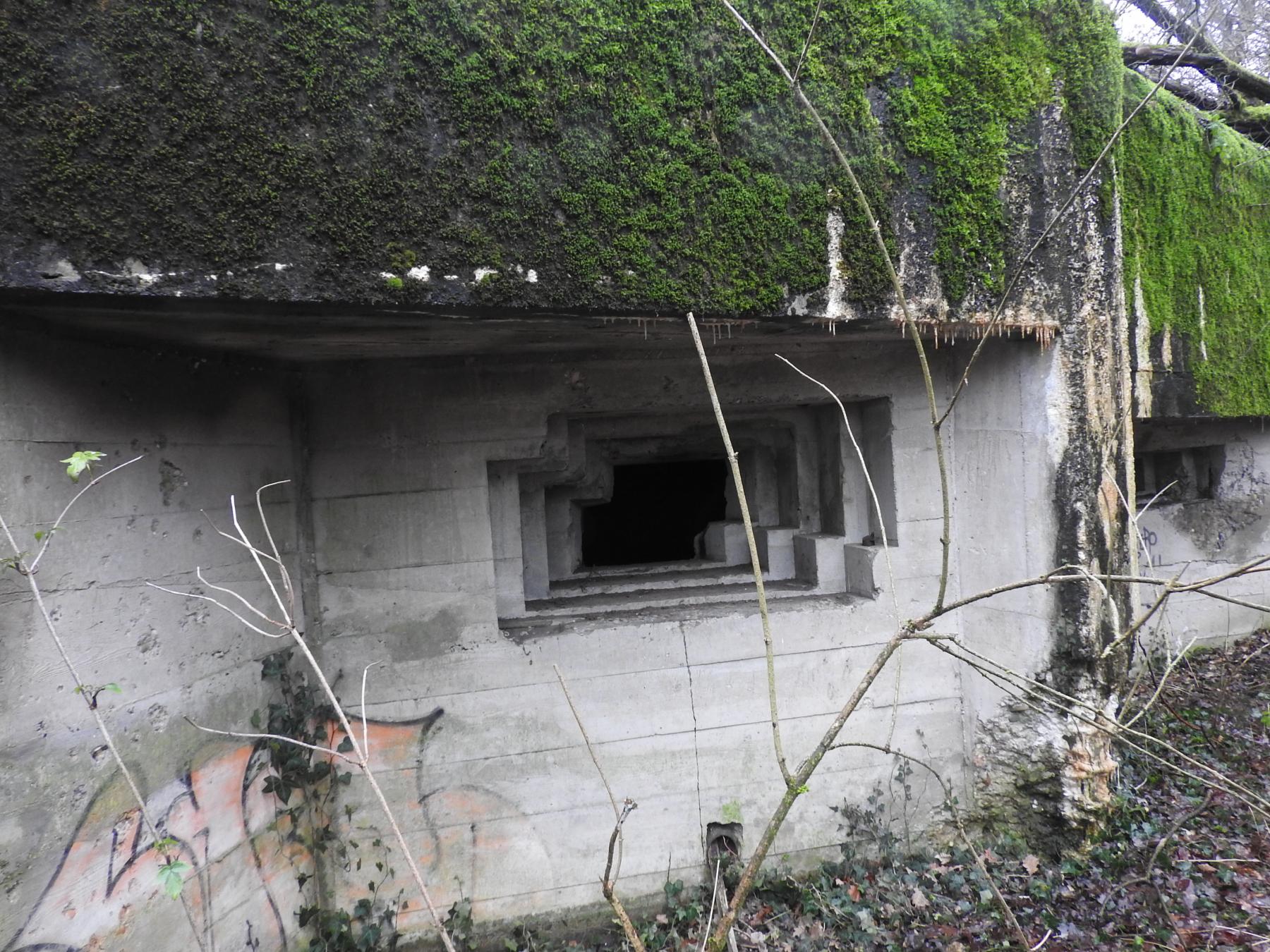 Ligne Maginot - HOLZMISS - (Blockhaus lourd type STG / STG-FCR - Simple) - Le créneaux pour canon anti-char - STENGER Mathieu