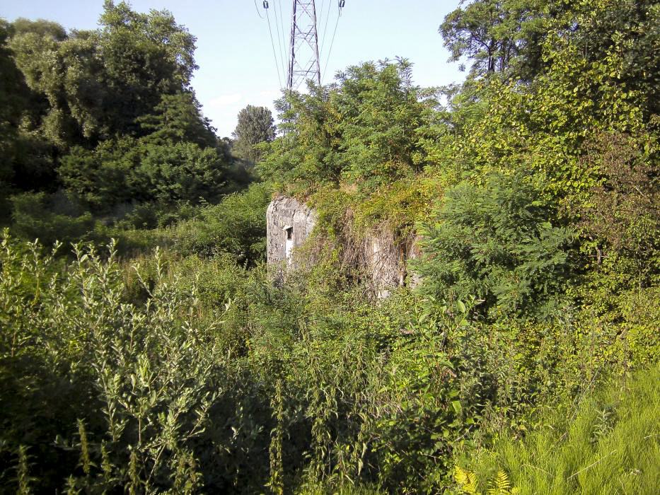 Ligne Maginot - ROUNTZENHEIM NORD - (Casemate d'infanterie) - Vue depuis les pistes de la voie ferrée - GLÜCKSJÄGER GJ13