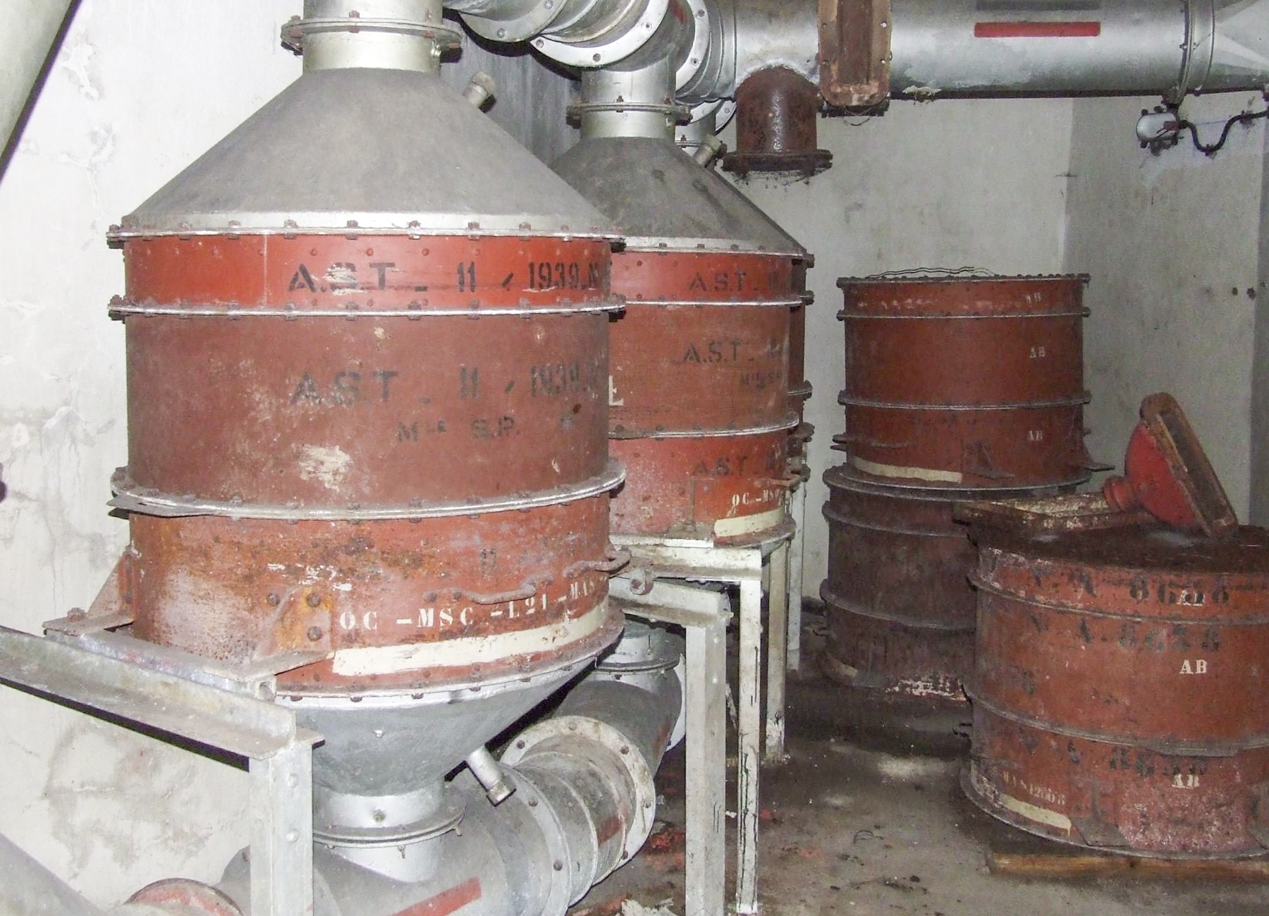 Ligne Maginot - ACHEN NORD EST - (Casemate d'infanterie - double) - La ventilation - STENGER Mathieu