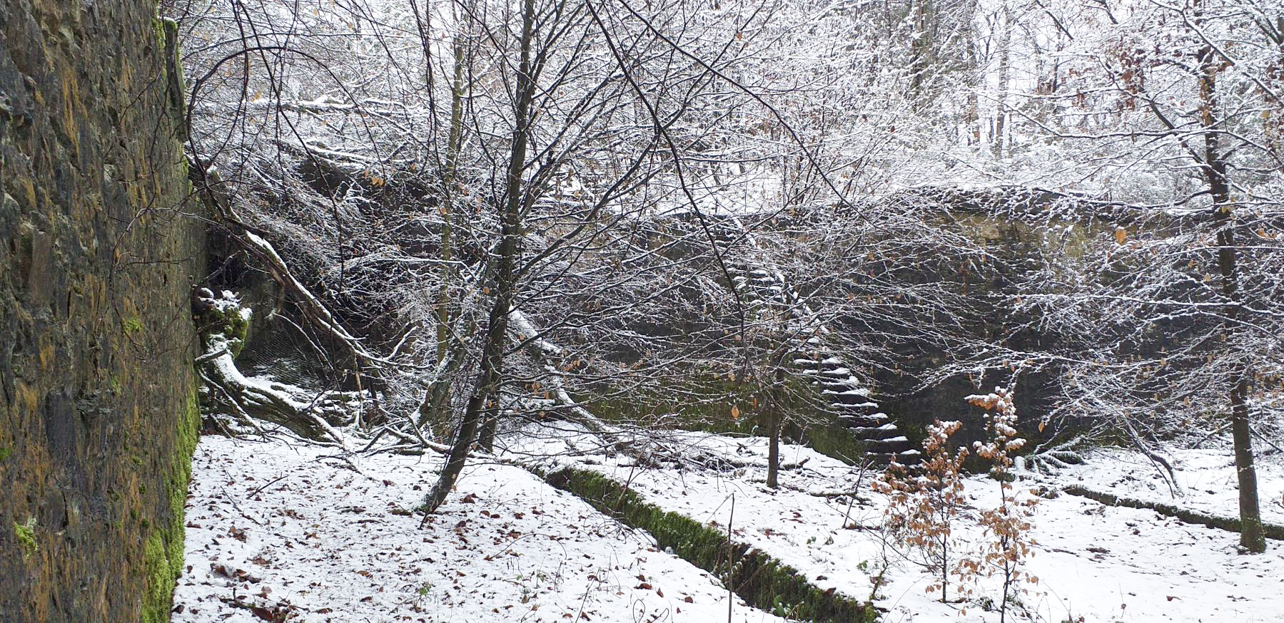 Ligne Maginot - HOCHWALD C5 - (Casemate d'infanterie) - La casemate et le fossé antichar - Gregory Fuchs
