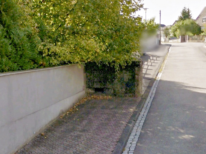 Ligne Maginot - SELTZ 4 (SAINTE-ADéLAïDE) - (Blockhaus pour arme infanterie) - Rue Saint-Adelaïde - Google Streetview