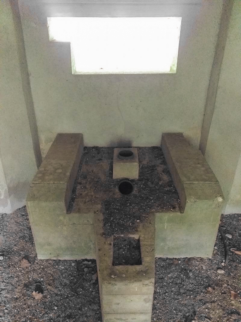 Ligne Maginot - SELTZBACH 2 - (Blockhaus pour canon) - Table mixte AC ou mitrailleuse (1°RM, blocs du nord) - gregfuchs