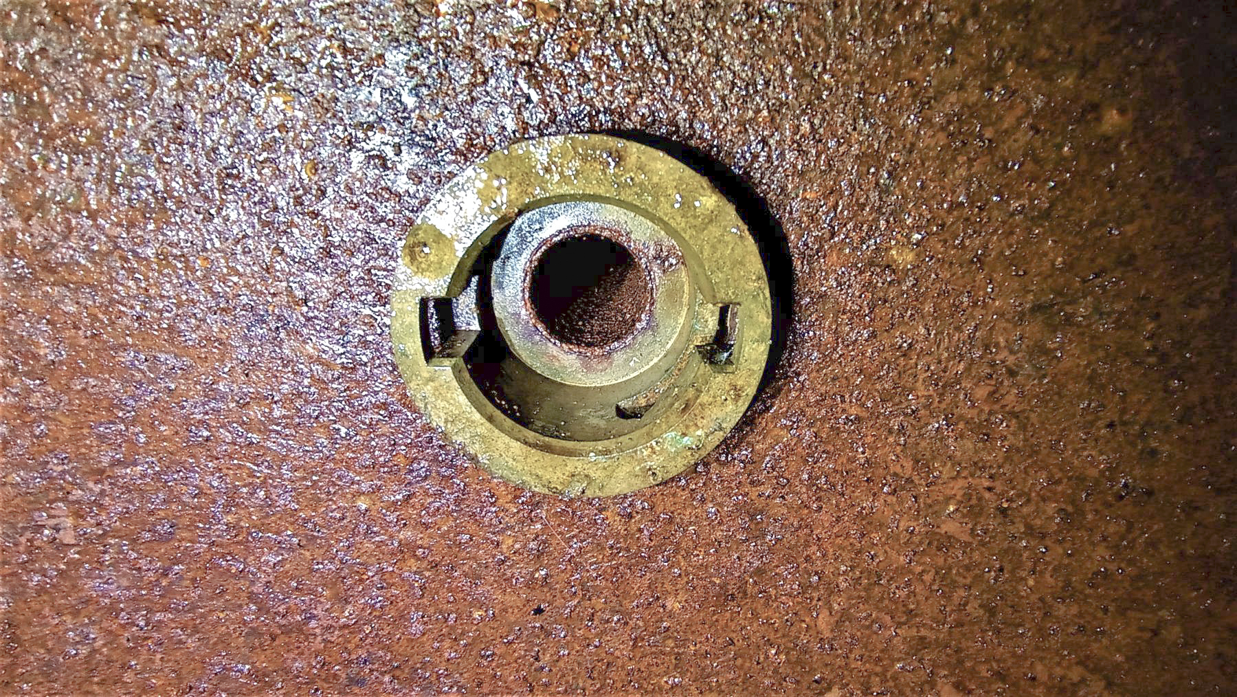 Ligne Maginot - PETIT REDERCHING - (Abri) - Bague de fixation pour périscope de la cloche GFM - Baptiste GAUDIN