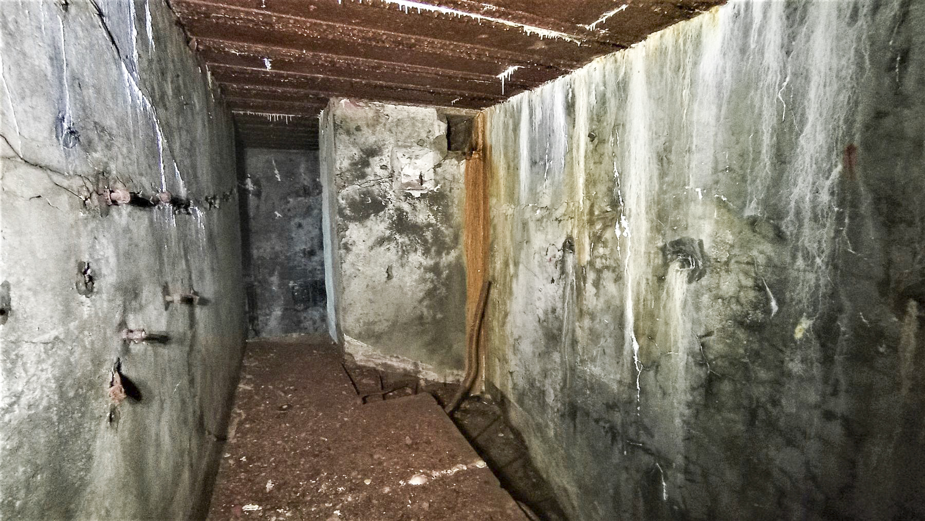 Ligne Maginot - HOCHWALD C9 - (Casemate d'infanterie) - L'escalier à l'étage supérieur - Baptiste GAUDIN
