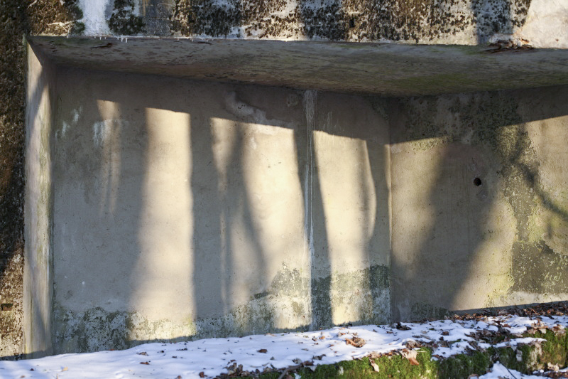 Ligne Maginot - CRUSNES OUEST - C24 - (Casemate d'infanterie - Simple) - Façade arrière de la casemate. Les créneaux ont été murés après la revente aux enchères de la casemate - www.arnaultjl-photo.com