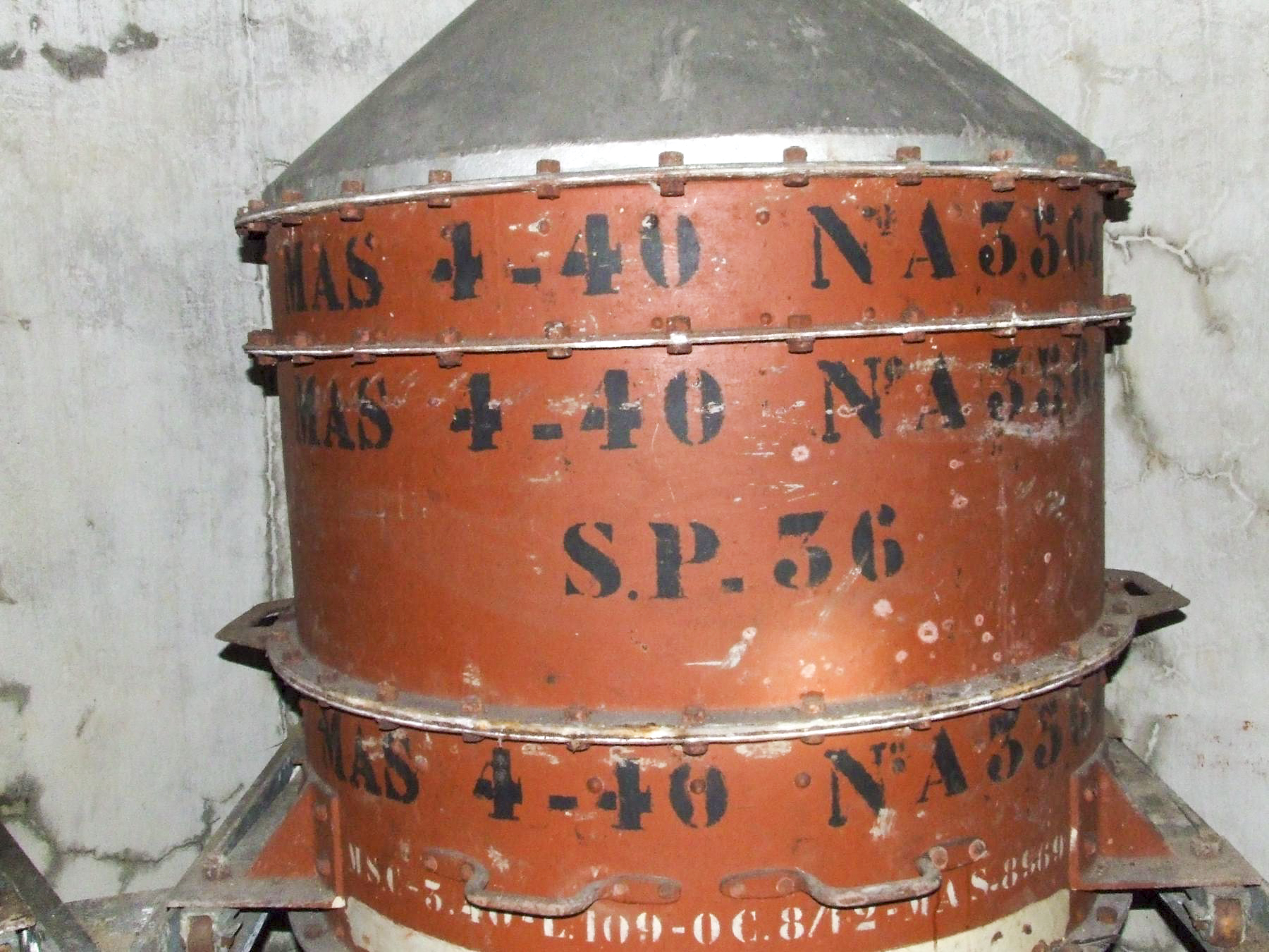 Ligne Maginot - SINGLING OUEST - (Casemate d'infanterie) - Un des filtres - STENGER Mathieu