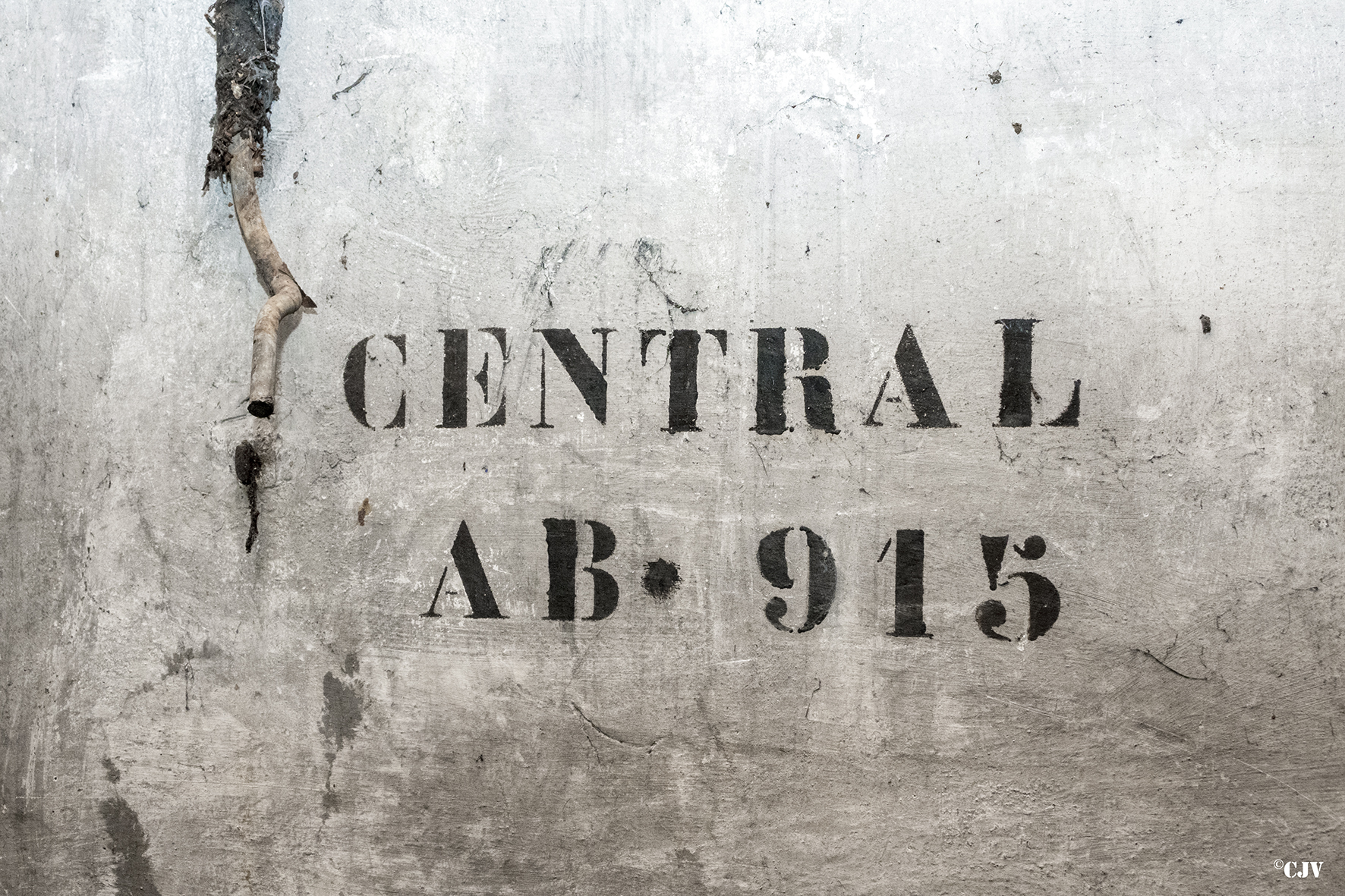 Ligne Maginot - SOUFFLENHEIM (II / 23° RIF) - (Abri) - L'emplacement du central téléphonique
Avec peint sur le mur l'indicatif téléphonique de l'abri - Lia VERMEULEN