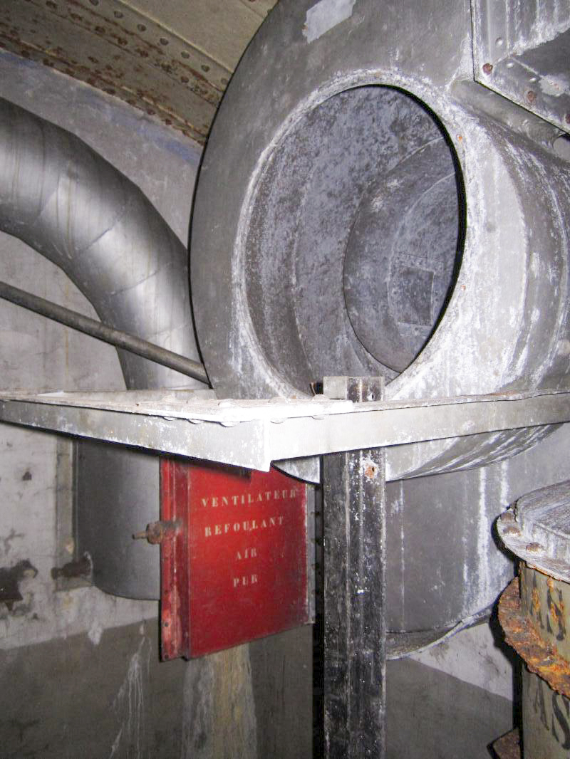 Ligne Maginot - SOUFFLENHEIM (II / 23° RIF) - (Abri) - Volute du ventilateur refoulement air pur - gregfuchs