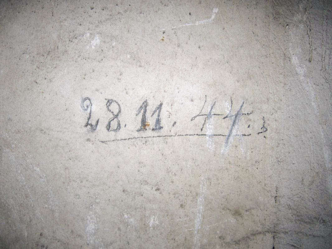 Ligne Maginot - SOUFFLENHEIM (II / 23° RIF) - (Abri) - Graffiti 28/11/44 (dans chambre d'officier 1er étage) - gregfuchs