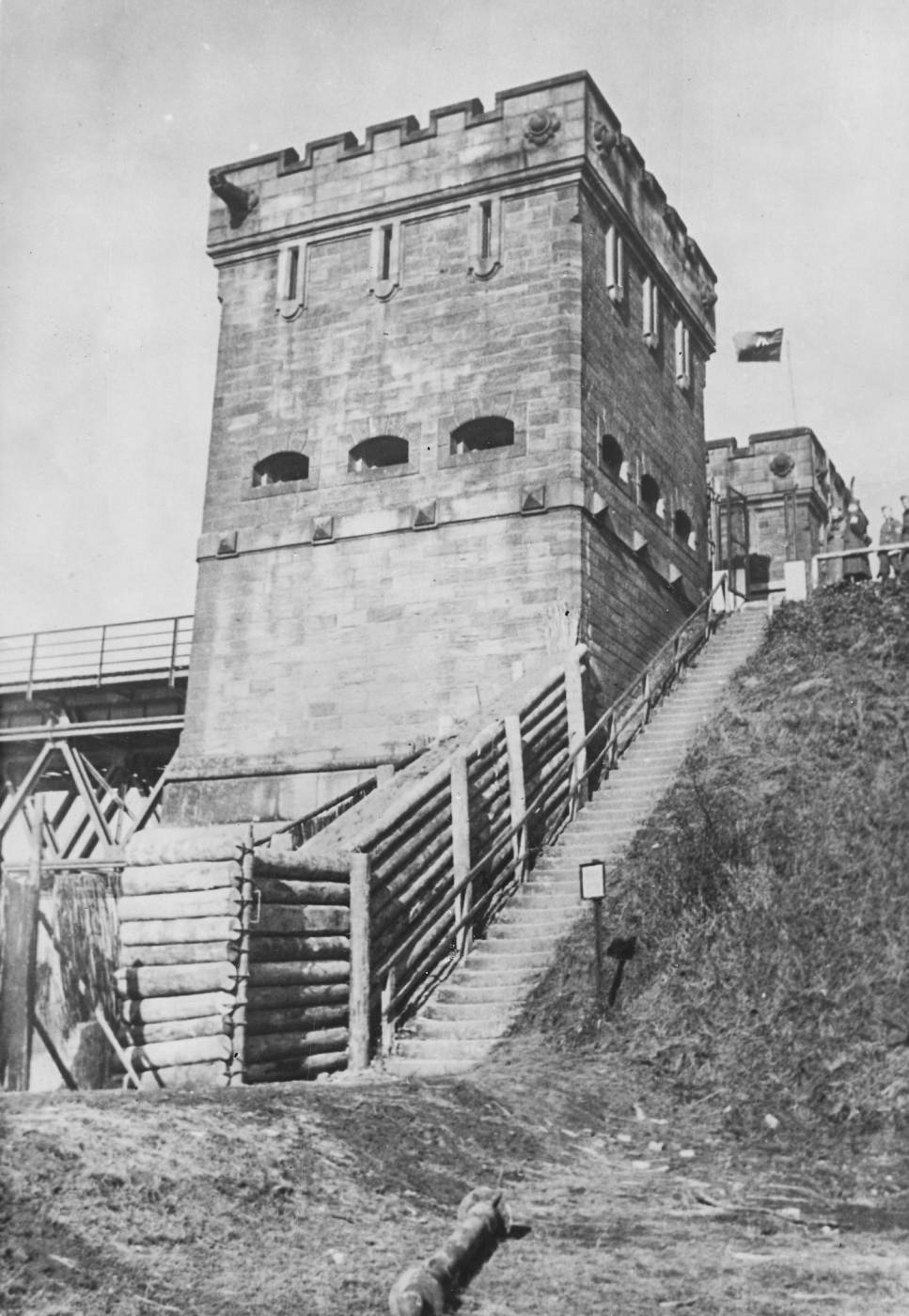 Ligne Maginot - Avant poste du Pont-rail de Roppenheim - Le pont de Roppenheim, coté allemand - Inconnu