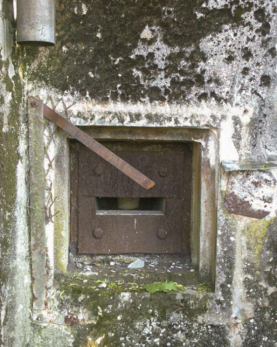 Ligne Maginot - AUENHEIM NORD - (Casemate d'infanterie) - Creneau FM particulier - LAMBERT Pascal