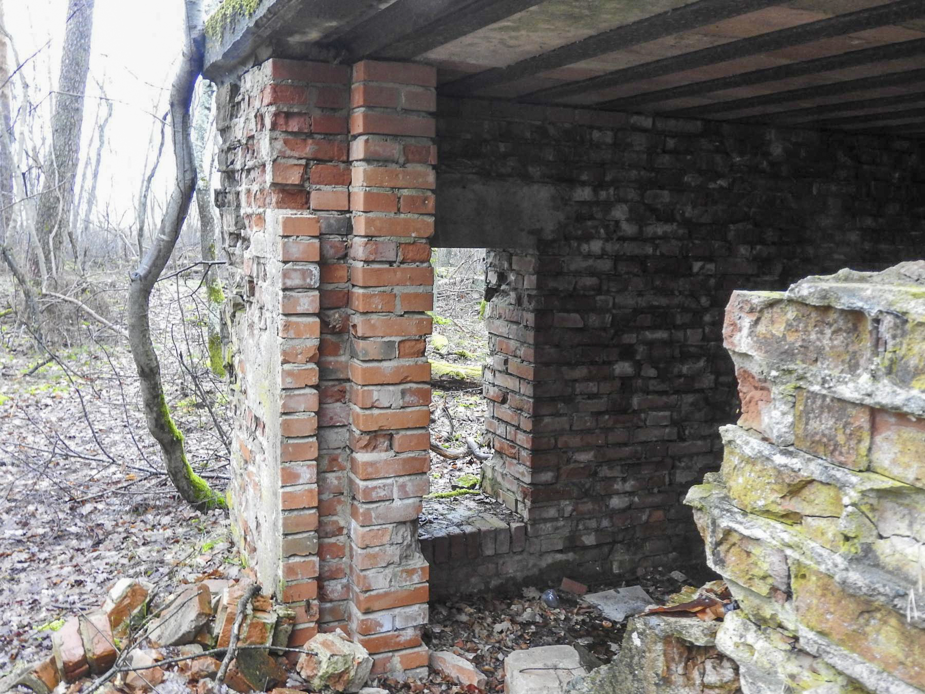 Ligne Maginot - FORLENWALD 1 - (Blockhaus pour canon) - L'entrée pour le canon - STENGER Mathieu