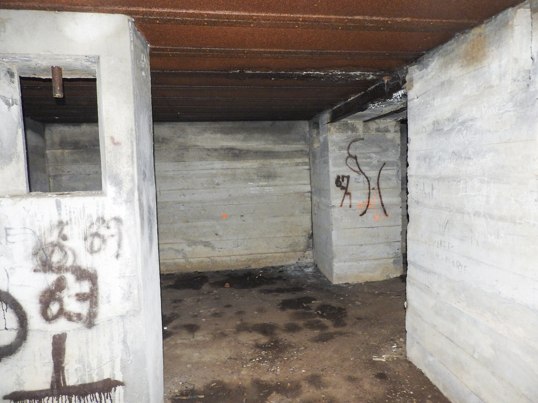 Ligne Maginot - HOLZMISS - (Blockhaus lourd type STG / STG-FCR - Simple) - L'intérieur de la casemate - STENGER Mathieu