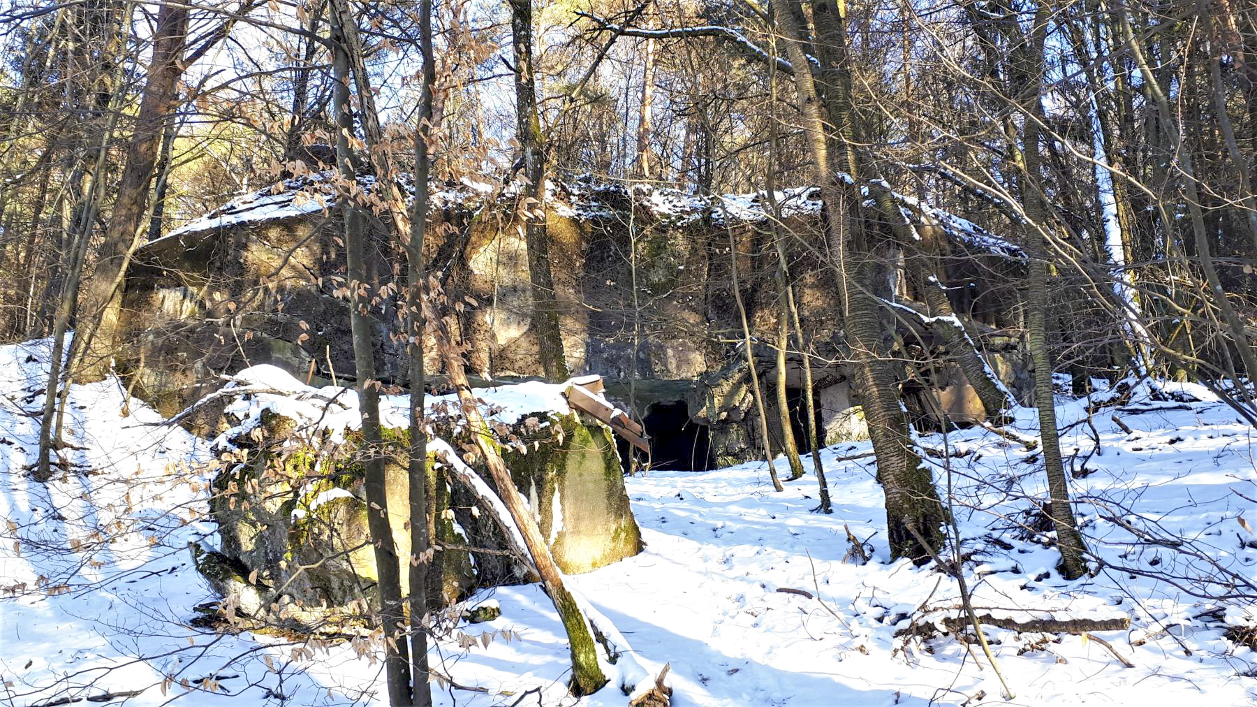 Ligne Maginot - HOCHWALD C1 - (Casemate d'infanterie) - Façade de la casemate - Gregory Fuchs