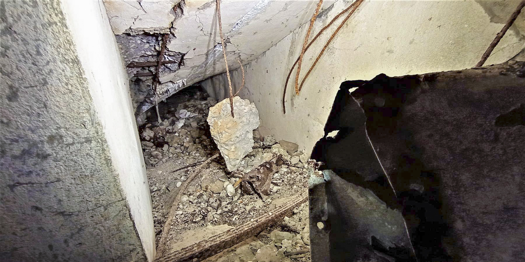 Ligne Maginot - HOCHWALD C1 - (Casemate d'infanterie) - Local sous l'escalier - Baptiste GAUDIN