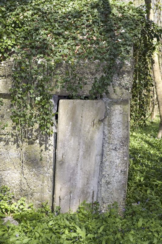 Ligne Maginot - RAMELSHAUSEN 5 (Abri) - Vue de la porte en béton - D. Froehly