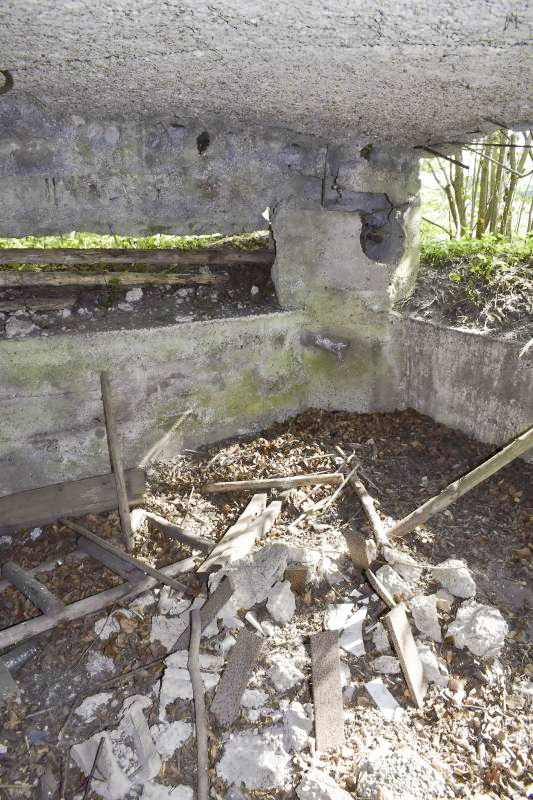 Ligne Maginot - Blockhaus de Ramelshausen 6 - Vue intérieure - D. Froehly