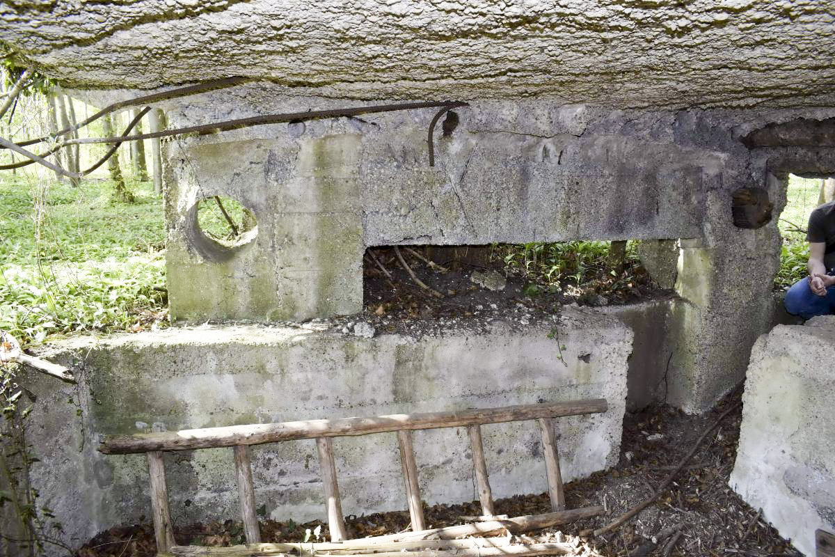 Ligne Maginot - Blockhaus de Ramelshausen 6 - Vue intérieure - D. Froehly