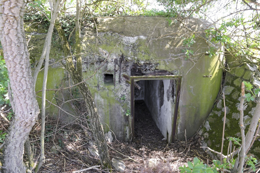 Ligne Maginot - A - (Chambre de coupure - Avec central) - Le bloc a des impacts. - Alain Perouffe