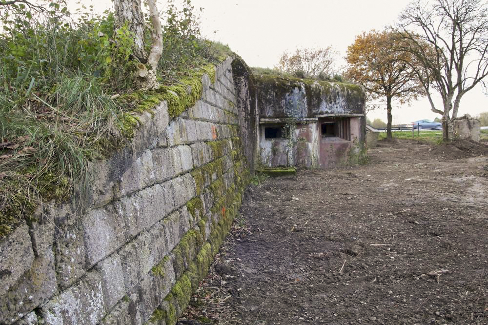 Ligne Maginot - 15/3 - MUEHLRHEIN (Casemate d'infanterie - double) - La façade Nord - GRAMI