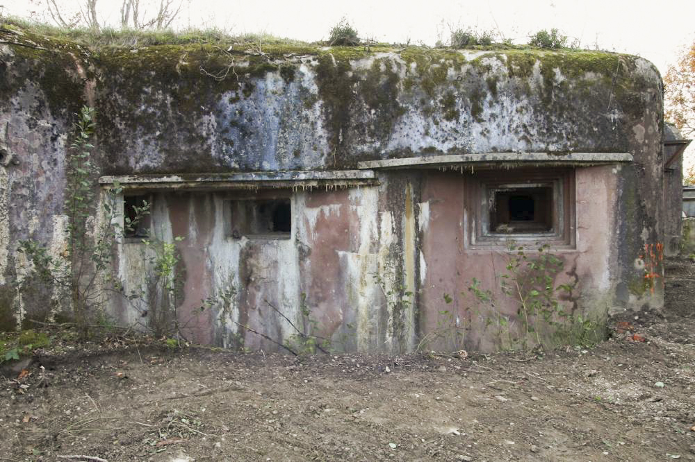 Ligne Maginot - 15/3 - MUEHLRHEIN (Casemate d'infanterie - double) - La façade nord - GRAMI