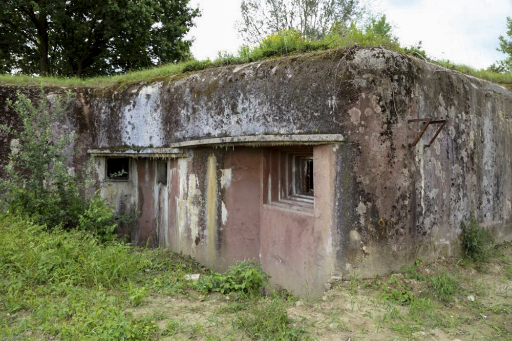 Ligne Maginot - 15/3 - MUEHLRHEIN (Casemate d'infanterie - double) - La casemate libérée de sa végétation - Les Gardiens du Rhin