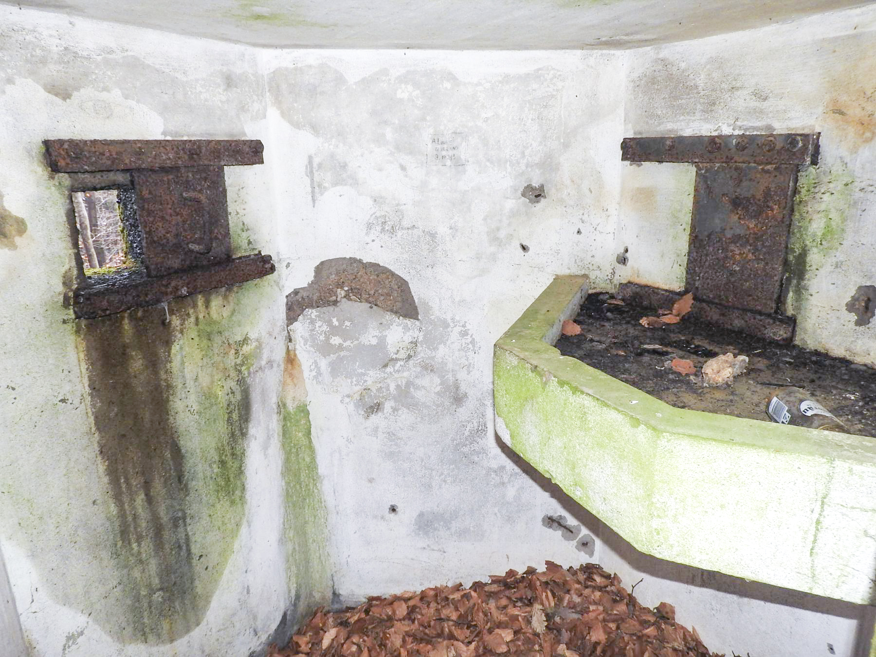 Ligne Maginot - PFAFFENBRONN 2 - (Blockhaus pour arme infanterie) - La chambre de tir - STENGER Mathieu