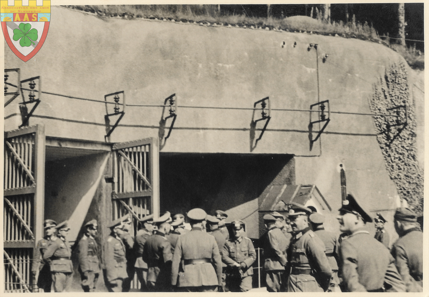 Ligne Maginot - SIMSERHOF - (Ouvrage d'artillerie) - Soldats allemands devant l'entrée munition. - Inconnu