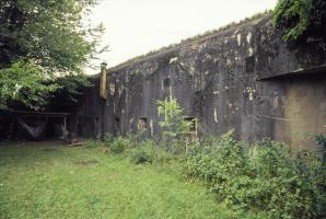 Ligne Maginot - BUCHHOLZBERG (I / 79° RIF) - (Abri) - La façade
Visite fin 90 avec la BA901