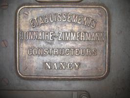Ligne Maginot - BUCHHOLZBERG (I / 79° RIF) - (Abri) - Cuisinière à charbon Bonnaire-Zimmerman
Visite fin 90 avec la BA901