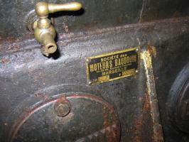 Ligne Maginot - BUCHHOLZBERG (I / 79° RIF) - (Abri) - Plaque du moteur Baudouin 24 ch
Visite fin 90 avec la BA901