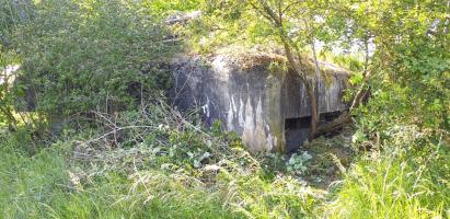 Ligne Maginot - WANTZENAU GARE - (PC de Sous-Quartier) - Chambre de tir nord pour deux mitrailleuses
