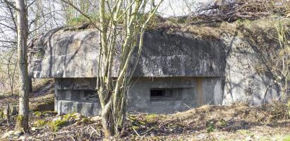 Ligne Maginot - WANTZENAU GARE - (PC) - Chambre de tir est. Vue sur le créneau de droite