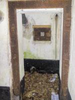 Ligne Maginot - FALKENSTEIN (Blockhaus pour canon) - Caponnière et porte blindée intérieure de l'entrée du personnel