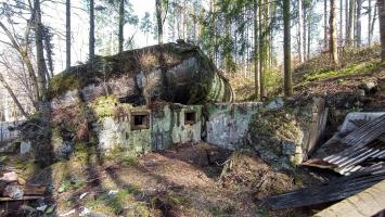 Ligne Maginot - SCHMELTZBACH OUEST - (Casemate d'infanterie - Simple) - Vue sur la chambre de tir