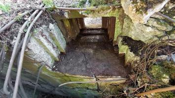 Ligne Maginot - SCHMELTZBACH OUEST - (Casemate d'infanterie - Simple) - Créneau pour jumelage de mitrailleuses