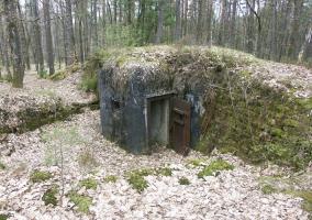 Ligne Maginot - MAIN DU PRINCE 1 - (Blockhaus pour canon) - La caponnière et l'entrée du personnel
 