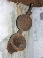 Ligne Maginot - MAIN DU PRINCE 1 - (Blockhaus pour canon) - Goulotte à grenades avec son volet ouvert