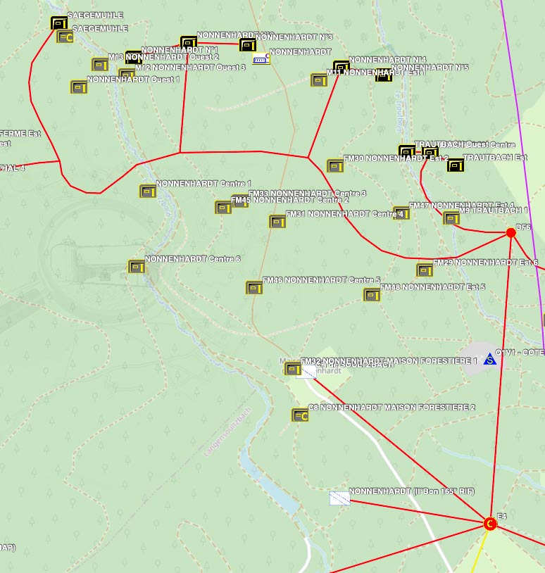Ligne Maginot - Cartographie - 