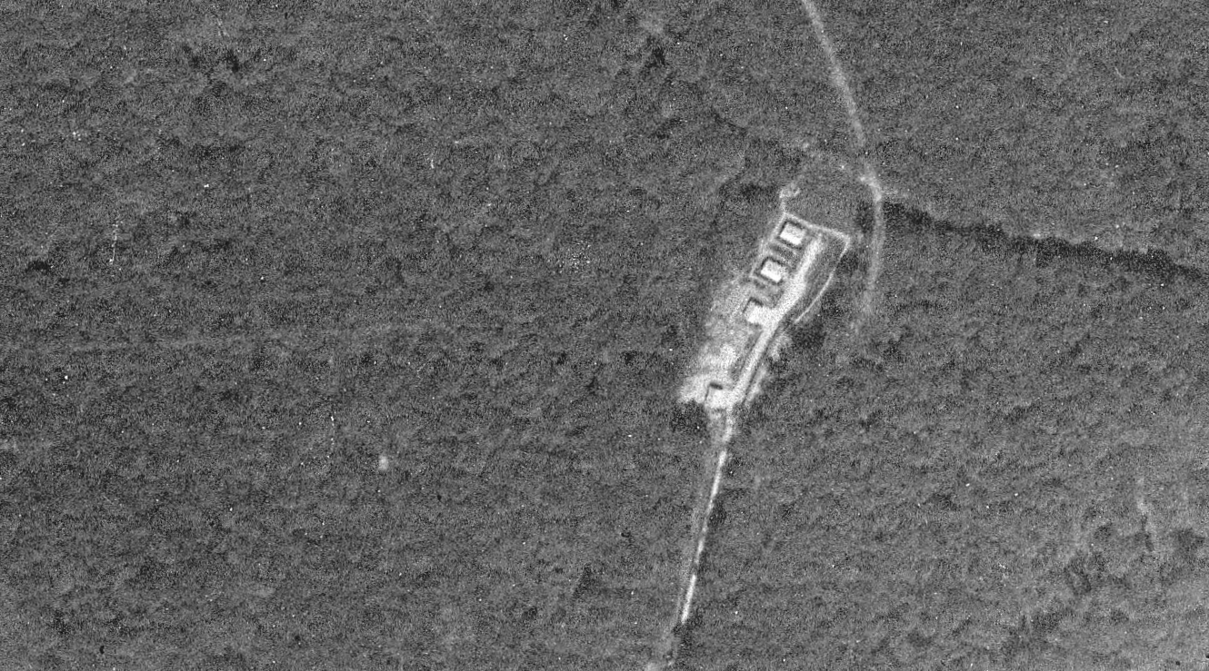 Ligne Maginot - LANGENSOULTZBACH - (Dépôt du Génie) - Le Dépôt du Génie en 1938 - IGN - Géoportail 1938