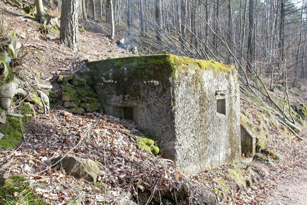 Ligne Maginot - FM78 - BETZENTHAL 5 - (Blockhaus pour arme infanterie) - Créneaux frontal et latéral - B.HENRICH