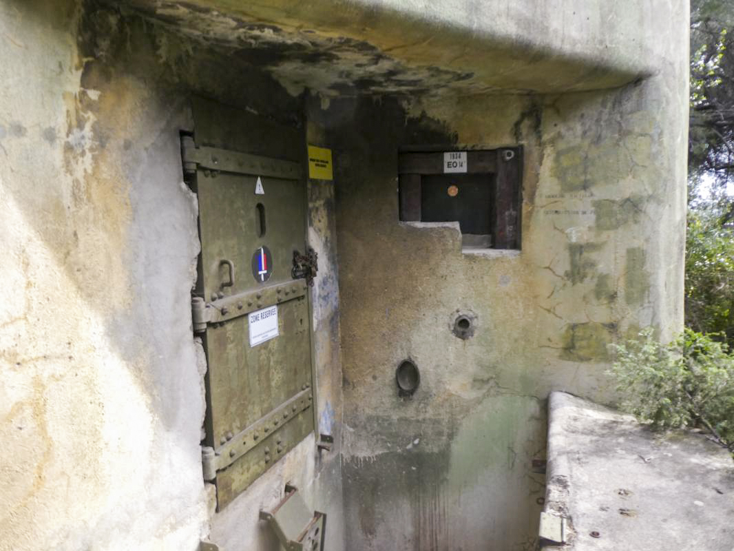 Ligne Maginot - CROUPE DU RESERVOIR - (Abri actif) - Bloc 1
Entrée - ELLENA - CUNY