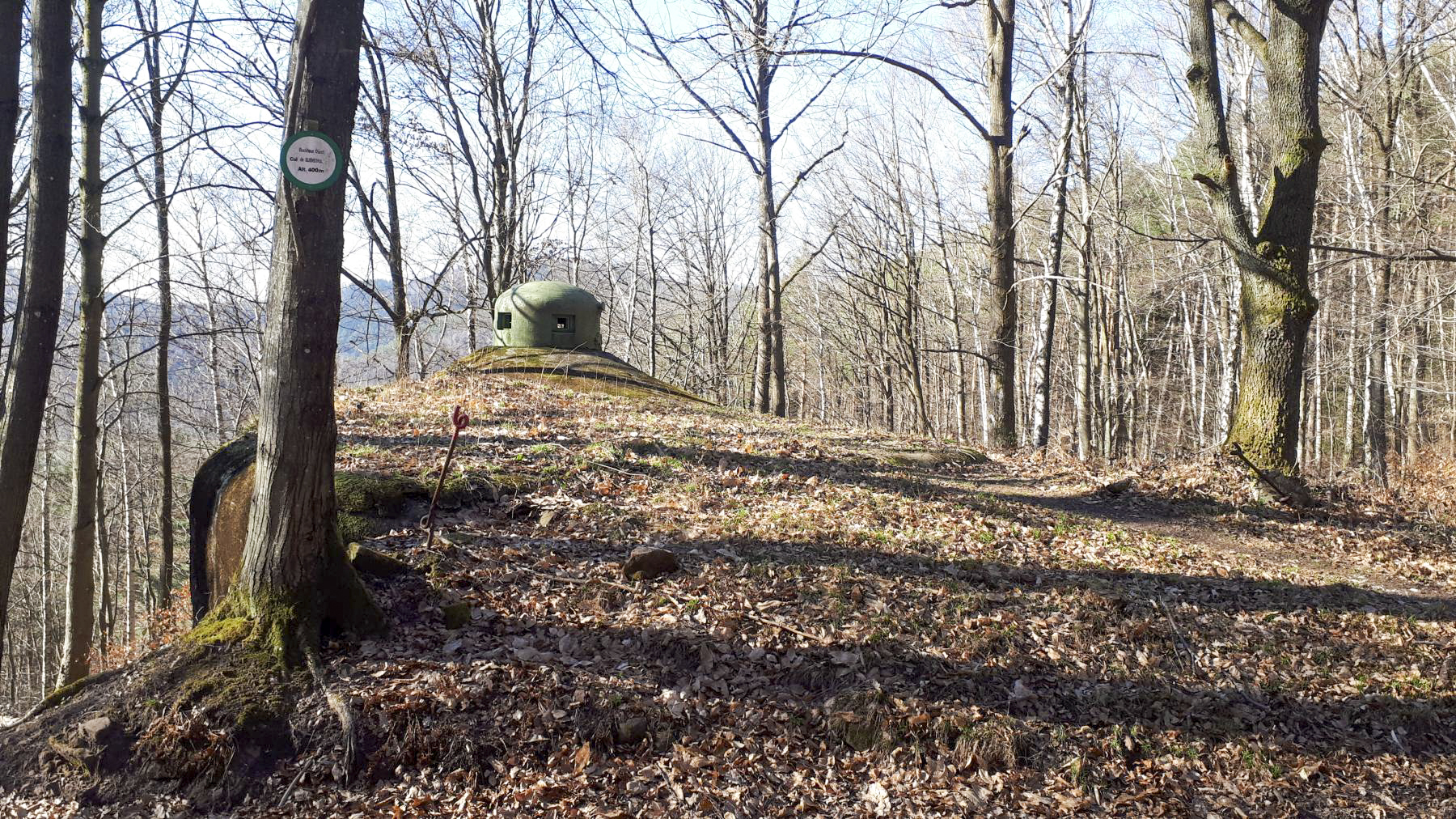 Ligne Maginot - GUNSTHAL COL OUEST - (Blockhaus pour arme infanterie) - La cloche GFM - Gregory Fuchs