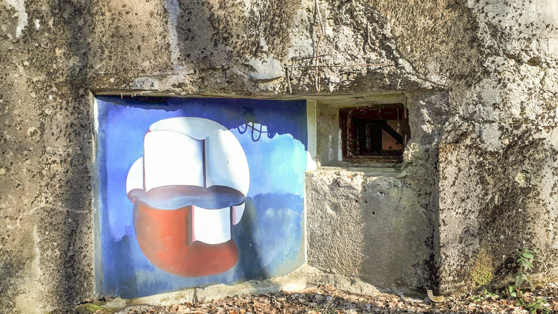 Ligne Maginot - GUNSTHAL FERME EST - (Blockhaus pour arme infanterie) - Chambre de tir et ... art conceptuel - Gregory Fuchs
