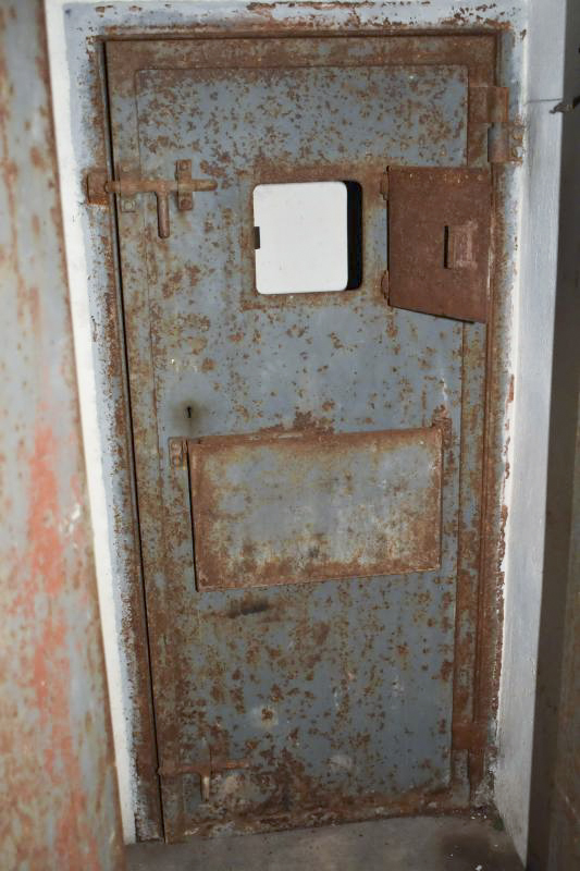 Ligne Maginot - ACHEN NORD - (Casemate d'infanterie) - Cabine téléphonique (porte intérieure) - Daniel Froehly